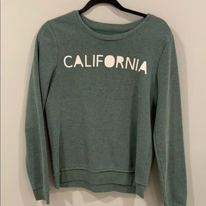 Greenish-blue California long sleeve shirt